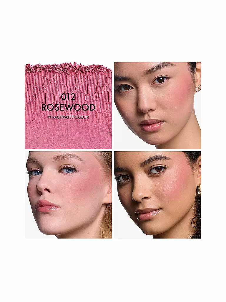 DIOR | Dior Backstage Rosy Glow Rouge mit pH-aktivierter Farbe - Langanhaltend (012 Rosewood) | camel