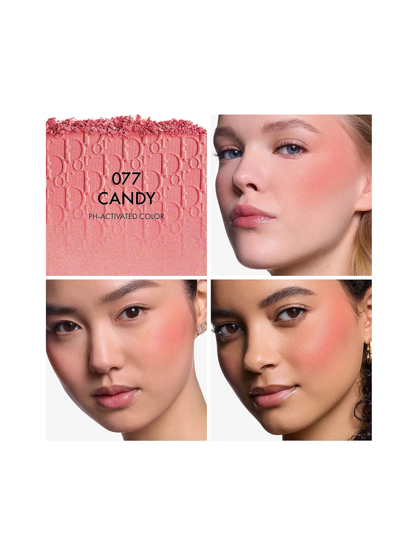 DIOR | Dior Backstage Rosy Glow Rouge mit pH-aktivierter Farbe - Langanhaltend (077 Candy) | rosa