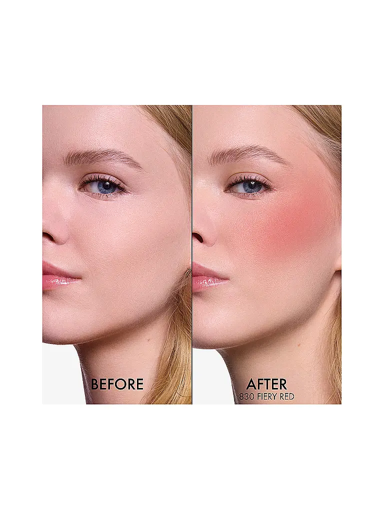 DIOR | Dior Backstage Rosy Glow Limitierte Edition Rouge mit pH-aktivierter Farbe - langanhaltend (830 Firery Red) | Rosa