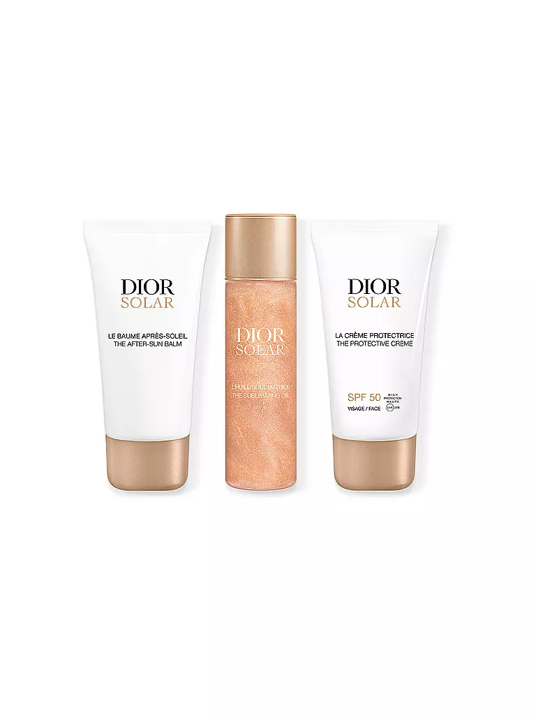 DIOR | Dior Solar Set  Must-Haves für das Sonnenbad Hautpflege und Sonnenschutz 3x50ml | keine Farbe