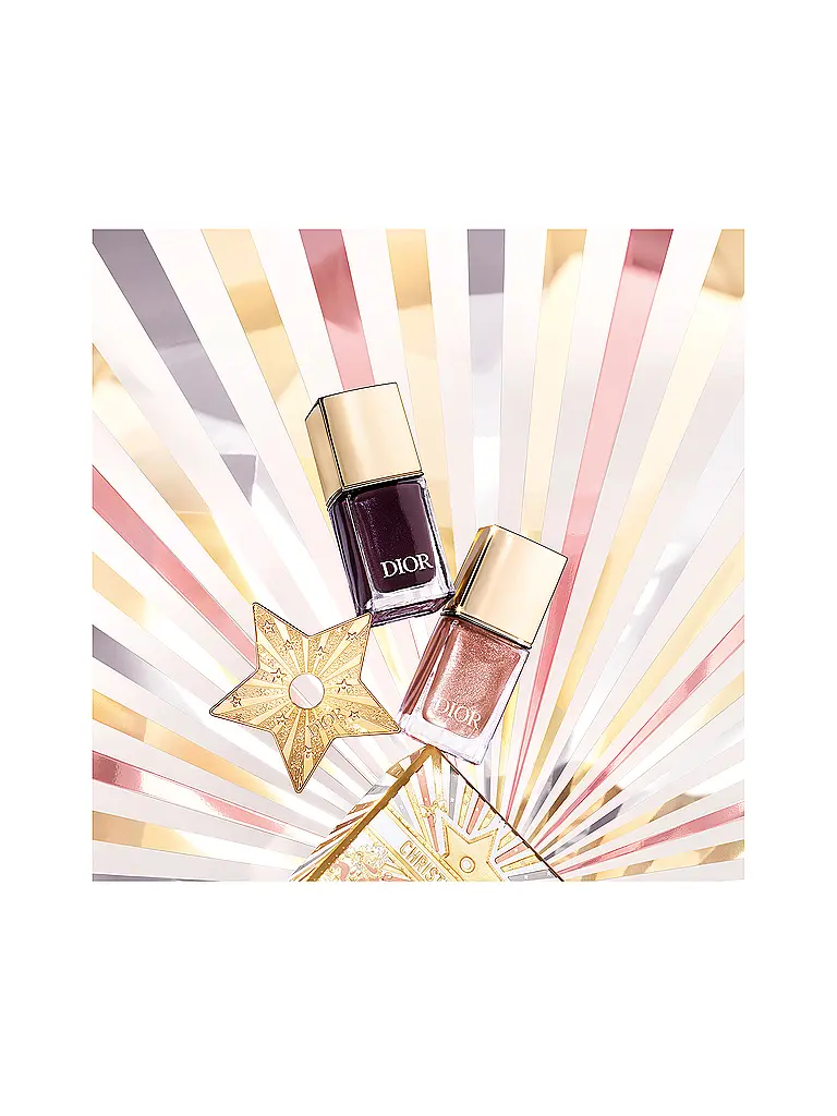 DIOR | Dior Vernis Limitierte Edition Nagellack und glitzernder Überlack (124 Gold Circus) | Gold