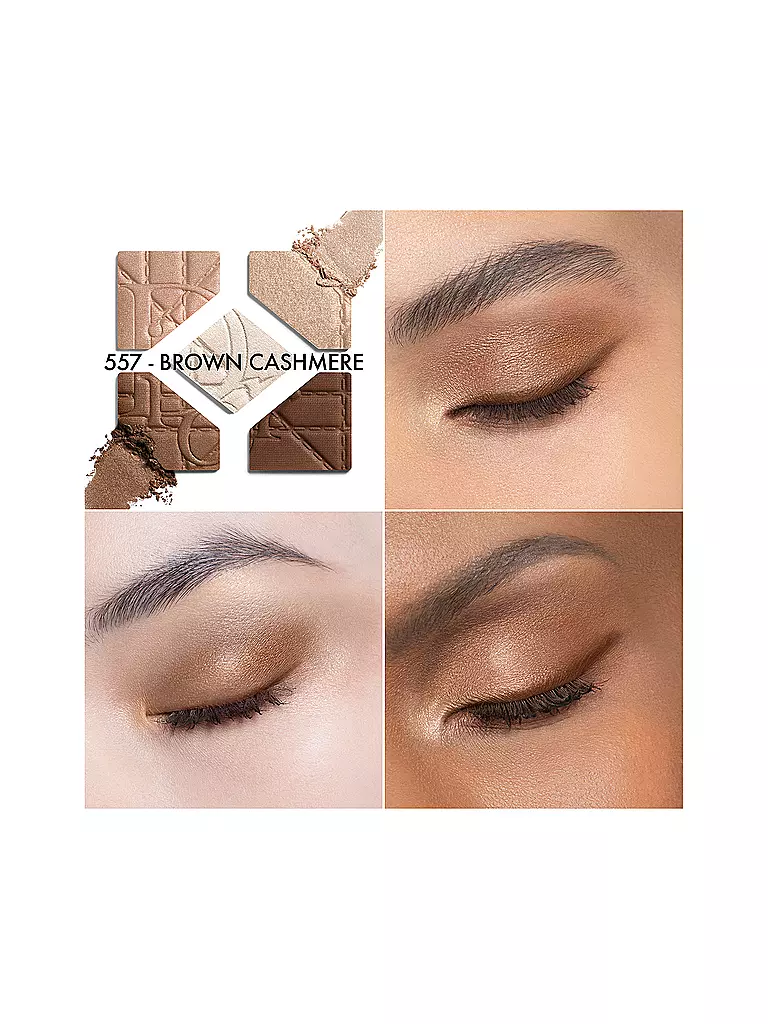 DIOR | Diorshow 5 Couleurs Cannage Limitierte Edition (557 Brown Cashmere) | koralle