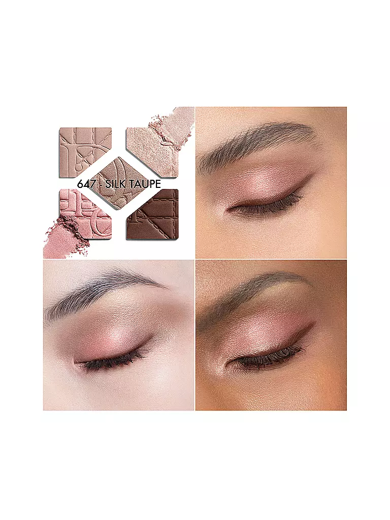 DIOR | Diorshow 5 Couleurs Cannage Limitierte Edition (647 Silk Taupe) | hellbraun
