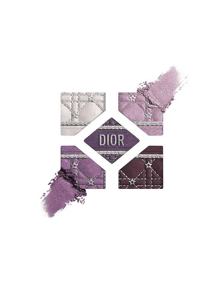 DIOR | Diorshow 5 Couleurs Limitierte Edition Lidschattenpalette mit 5 Lidschatten (912 Plum Parade) | Grau