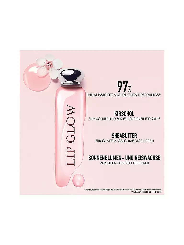 DIOR | Lip Glow Farbintensivierender Lippenbalsam ( 007 Raspberry )  | pink