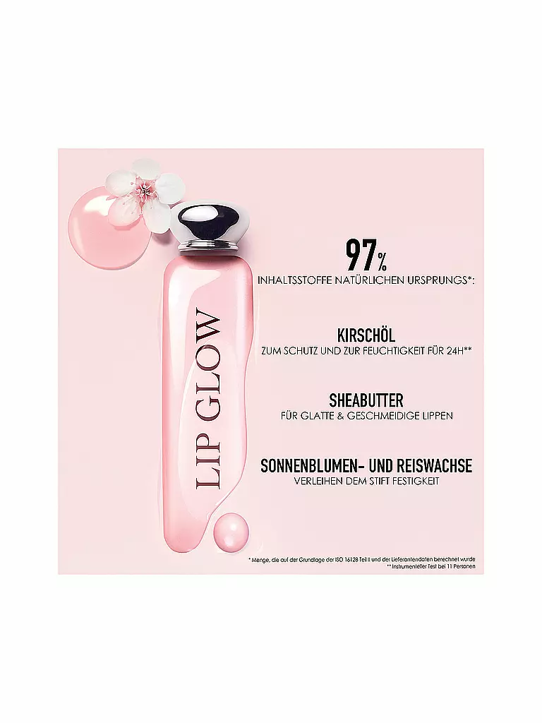DIOR | Lip Glow Farbintensivierender Lippenbalsam ( 011 Rose Gold )  | rosa