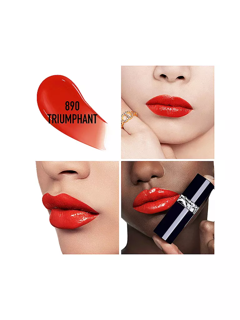 DIOR | Lipgloss - Rouge Dior Forever Liquid (890 Triumphant) | orange