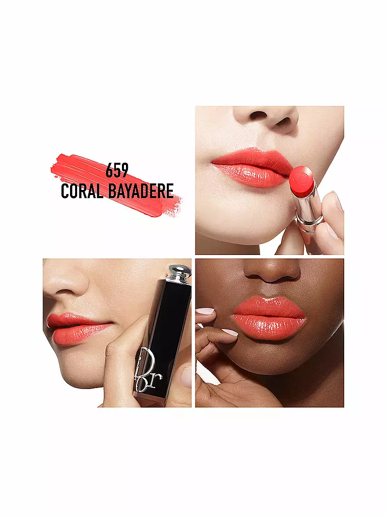 DIOR | Lippenstift - Dior Addict - Nachfüllbar ( 659 Coral Bayadere )  | rosa