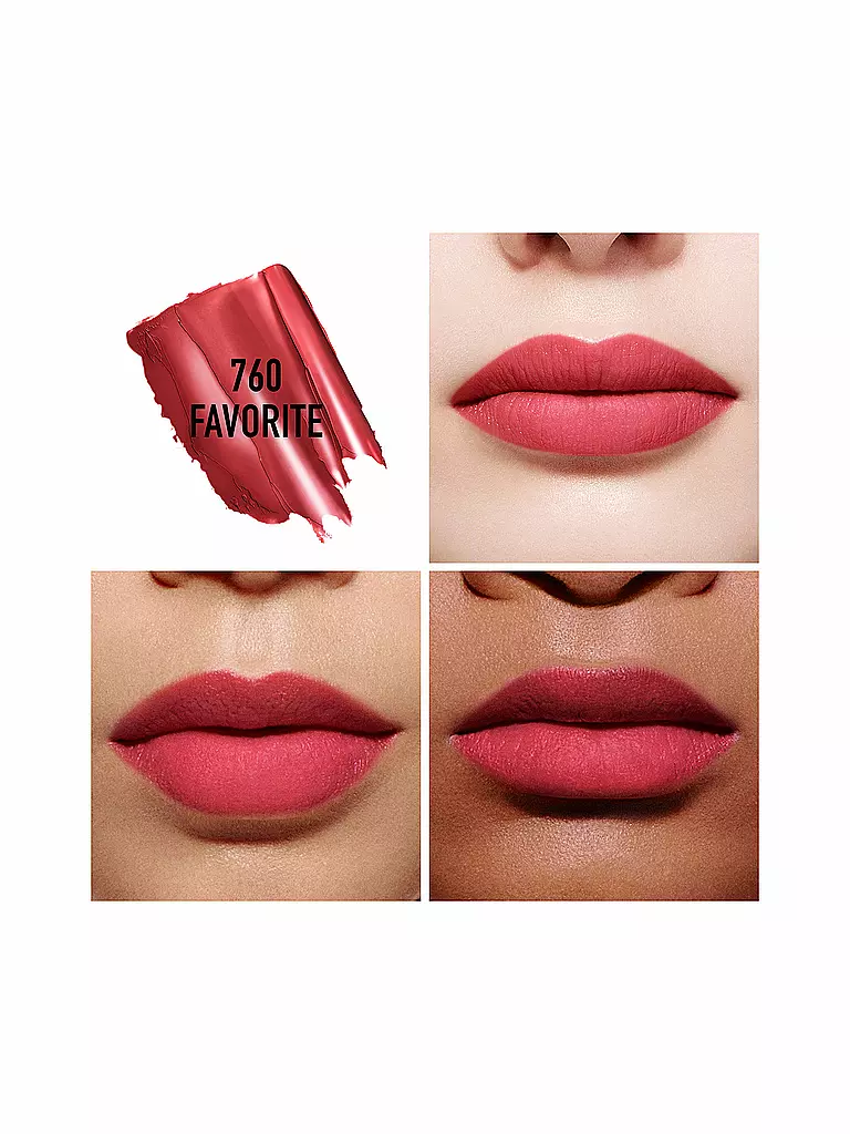 DIOR | Lippenstift - Rouge Dior Balm Matte Refill ( 760 Favorite )  | rot