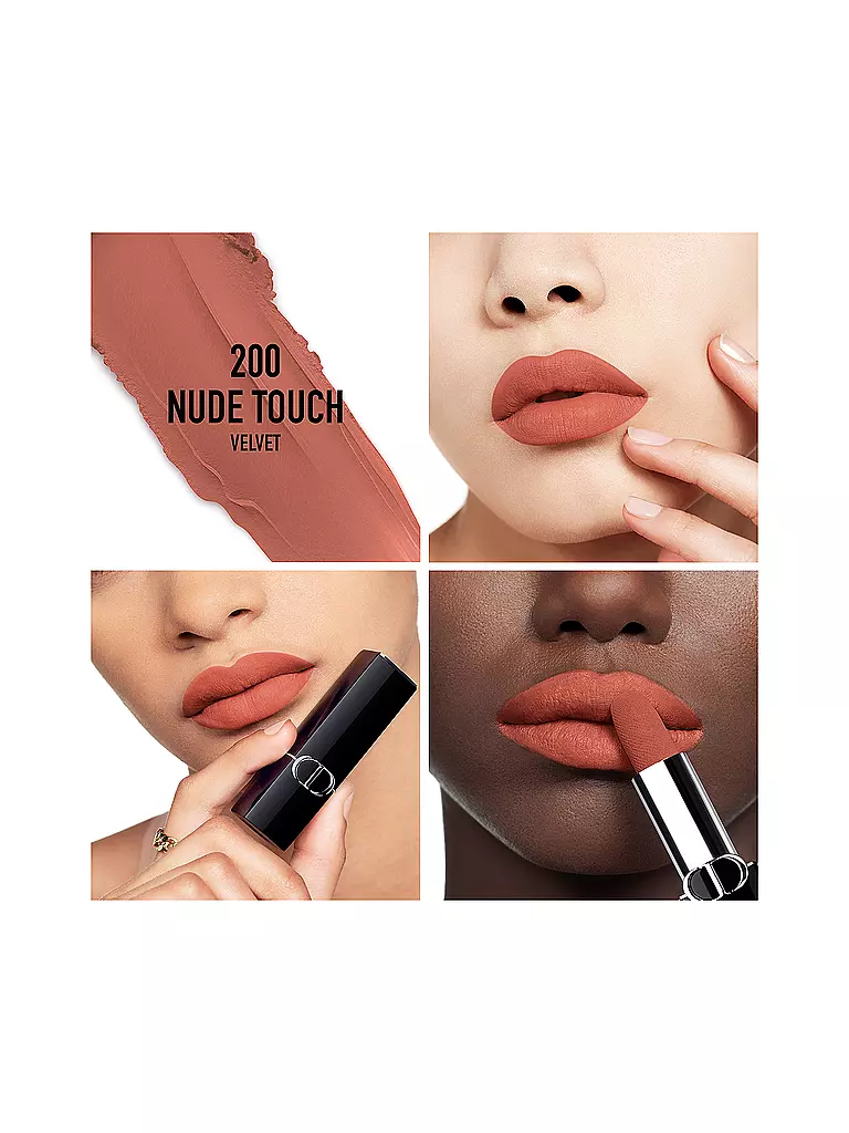DIOR | Lippenstift - Rouge Dior Lipstick Refill (200 Nude Touch Velvet Finish) | beere