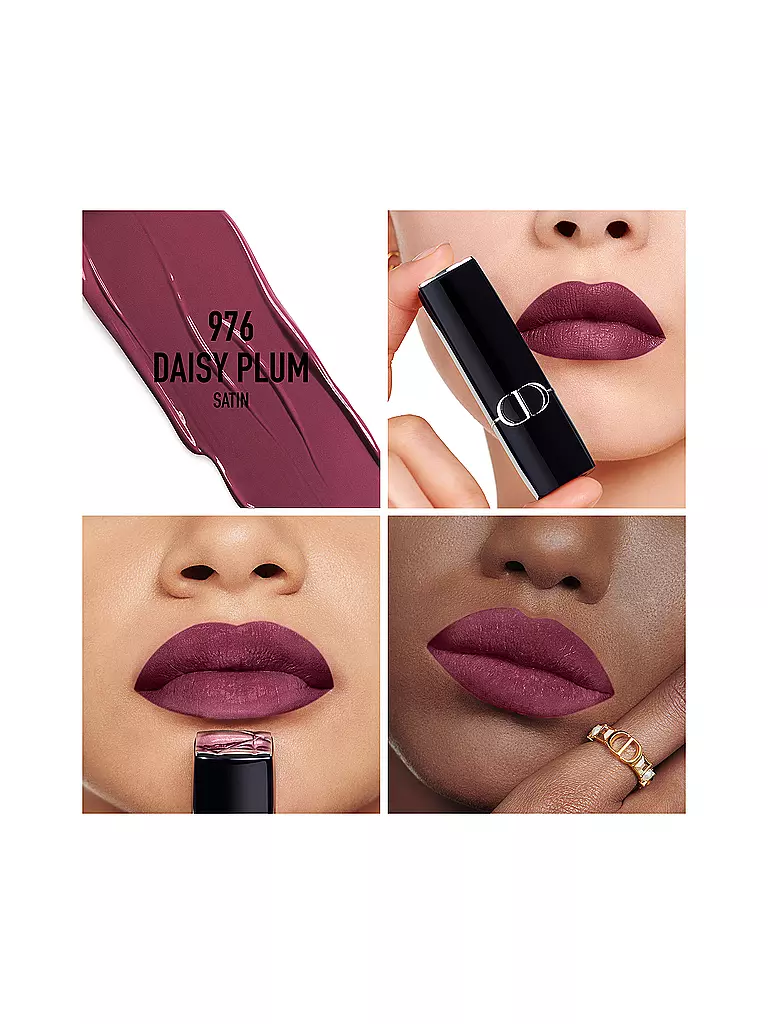 DIOR | Lippenstift - Rouge Dior Satin Lipstick (976 Daisy Plum) | braun