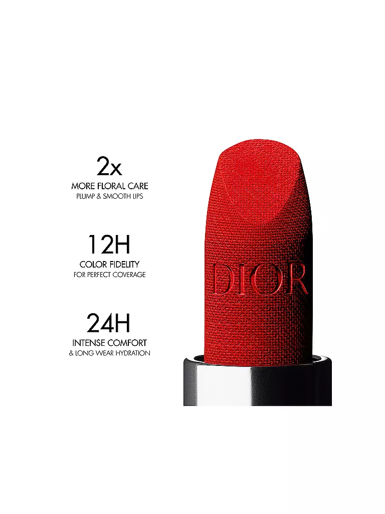 DIOR | Lippenstift - Rouge Dior Velvet Lipstick (400 Nude Line) | braun