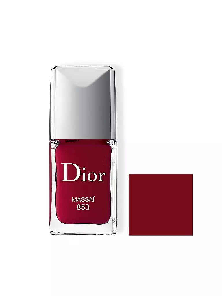 DIOR | Nagellack Dior Vernis (853 Massai) | dunkelrot