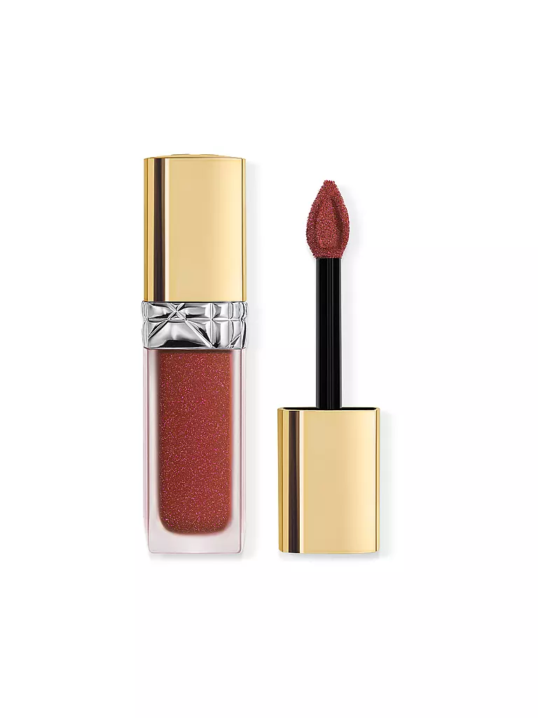 DIOR | Rouge Dior Forever Liquid Sequin Limitierte Edition - Glitzernder Liquid Lippenstift (843 Divine) | kupfer
