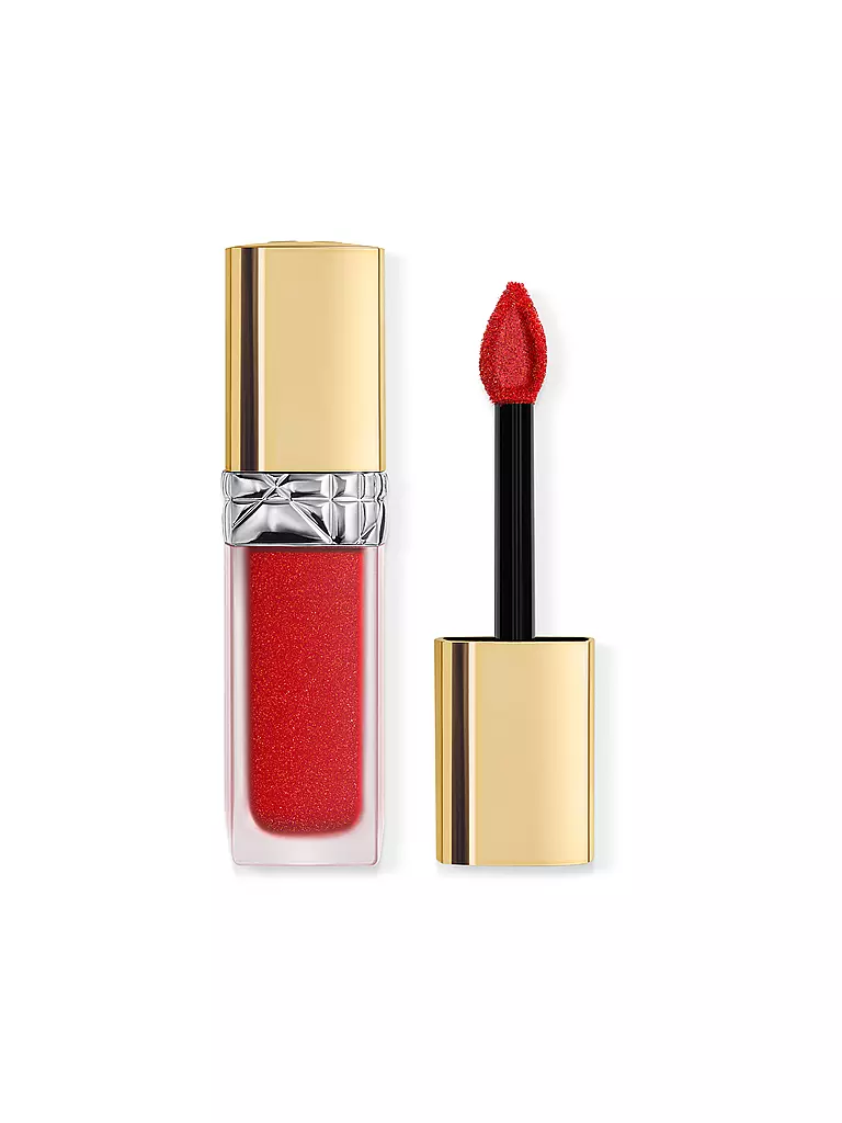DIOR | Rouge Dior Forever Liquid Sequin Limitierte Edition - Glitzernder Liquid Lippenstift (999) | rot