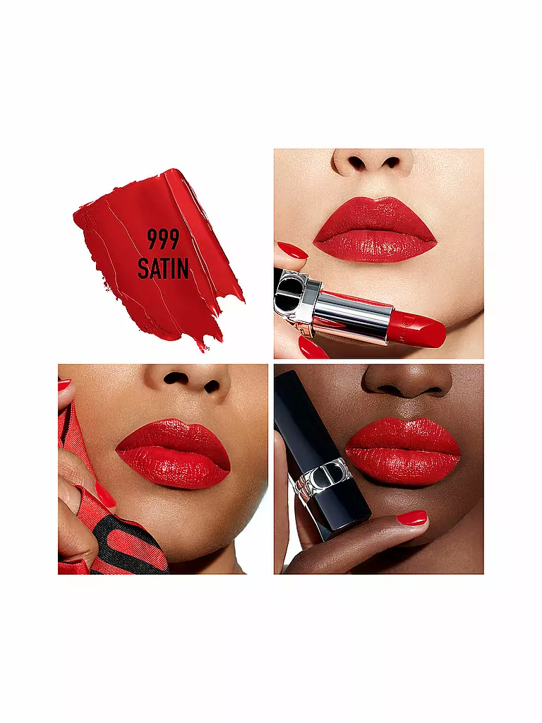 DIOR | Rouge Dior Satin Lippenstift ( 999 ) | rot