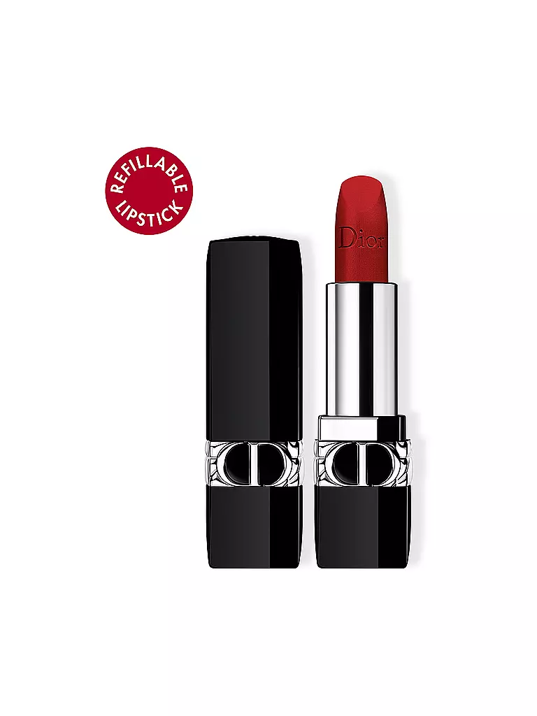 DIOR | Rouge Dior Velvet Lippenstift ( 760 Favorite )  | rot