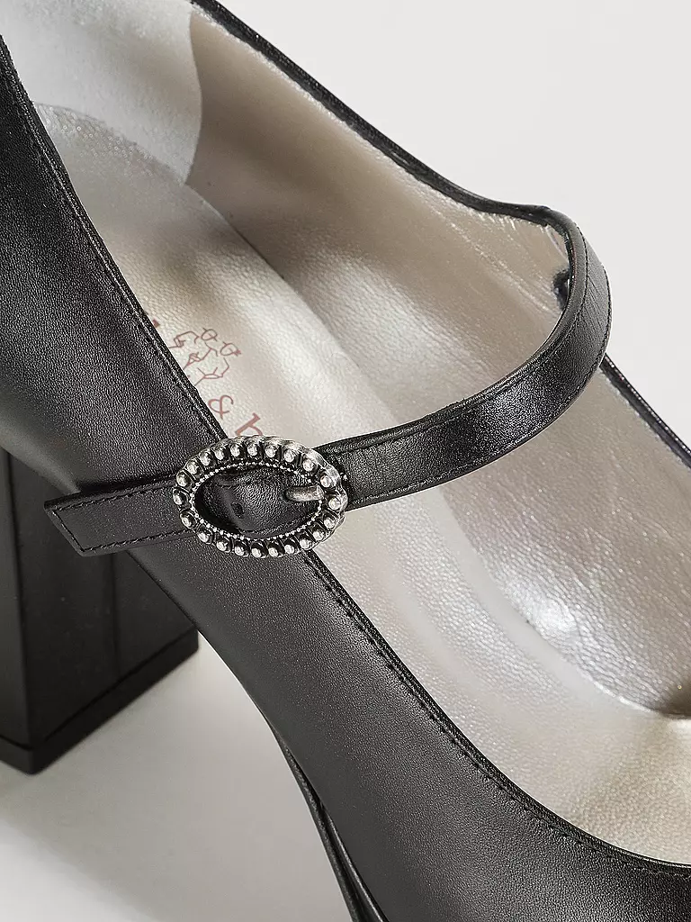 DIRNDL & BUA | Trachtenpumps  | Schwarz