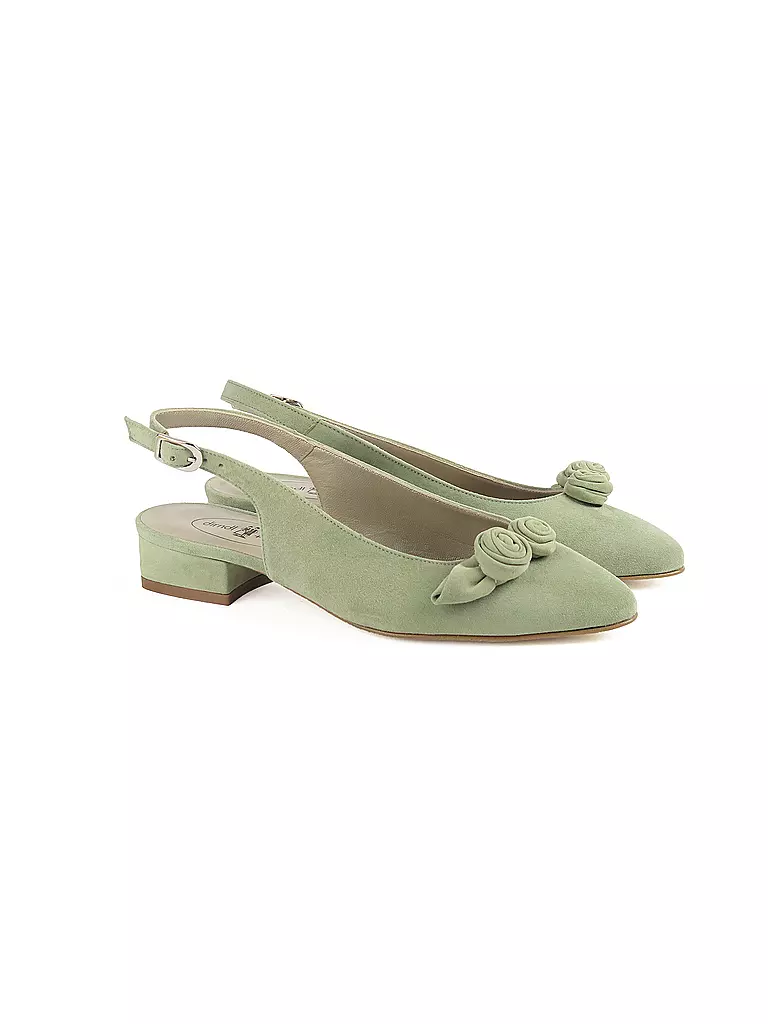 DIRNDL & BUA | Trachtenschuhe - Pumps | silber