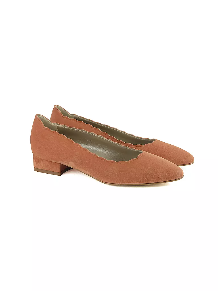 DIRNDL & BUA | Trachtenschuhe - Ballerinas | orange