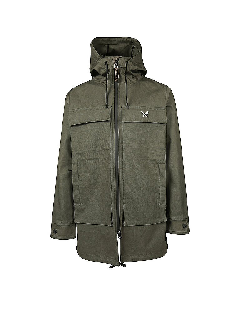 DISTORTED PEOPLE Windbreaker Classic Storm olive | S