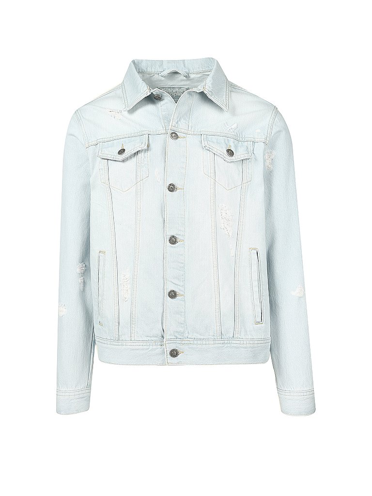 DISTORTED PEOPLE Jeansjacke  blau | S
