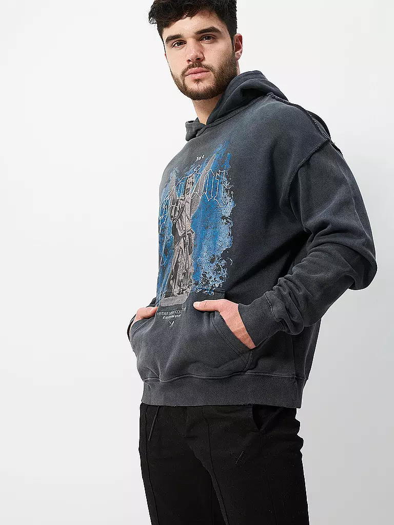 DISTORTED PEOPLE | Herren Sweater -Hoodie | grau