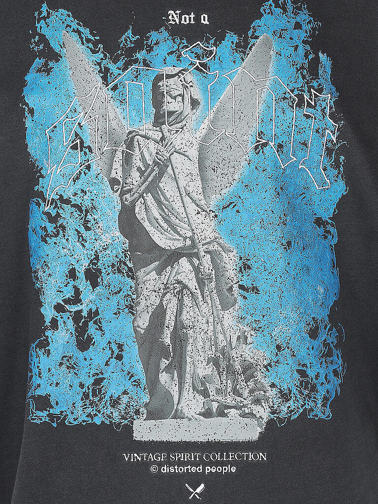 DISTORTED PEOPLE | T-Shirt Vintage Angel Heavy  | grau