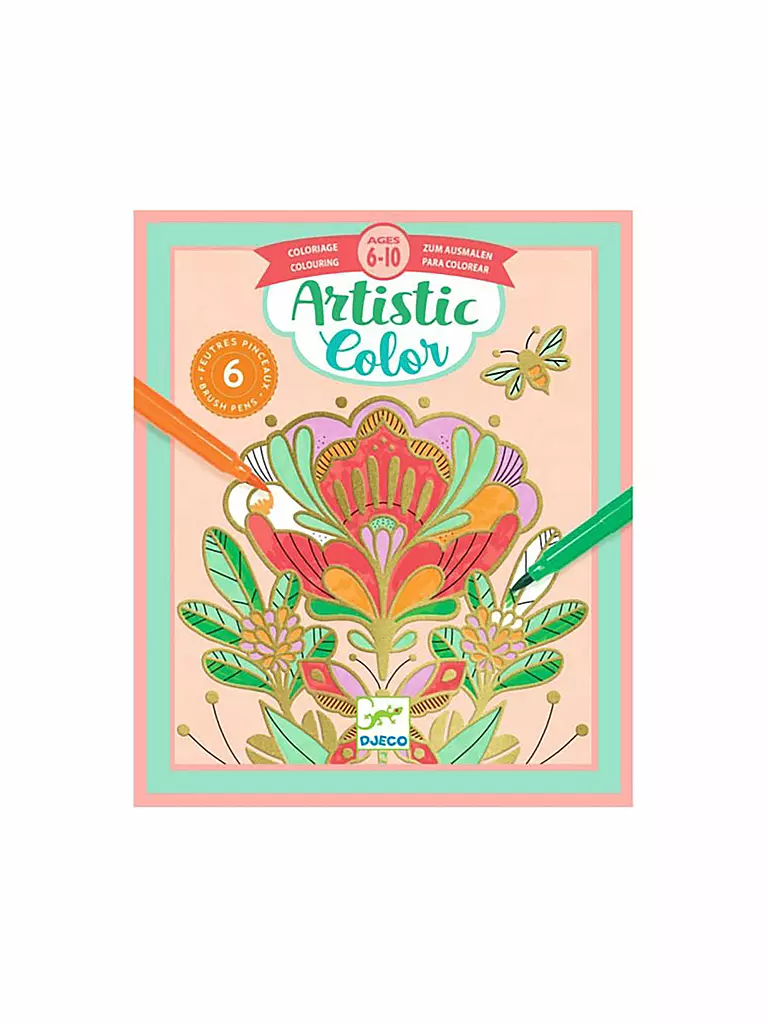 DJECO | Farben - Flora Ausmalen | keine Farbe