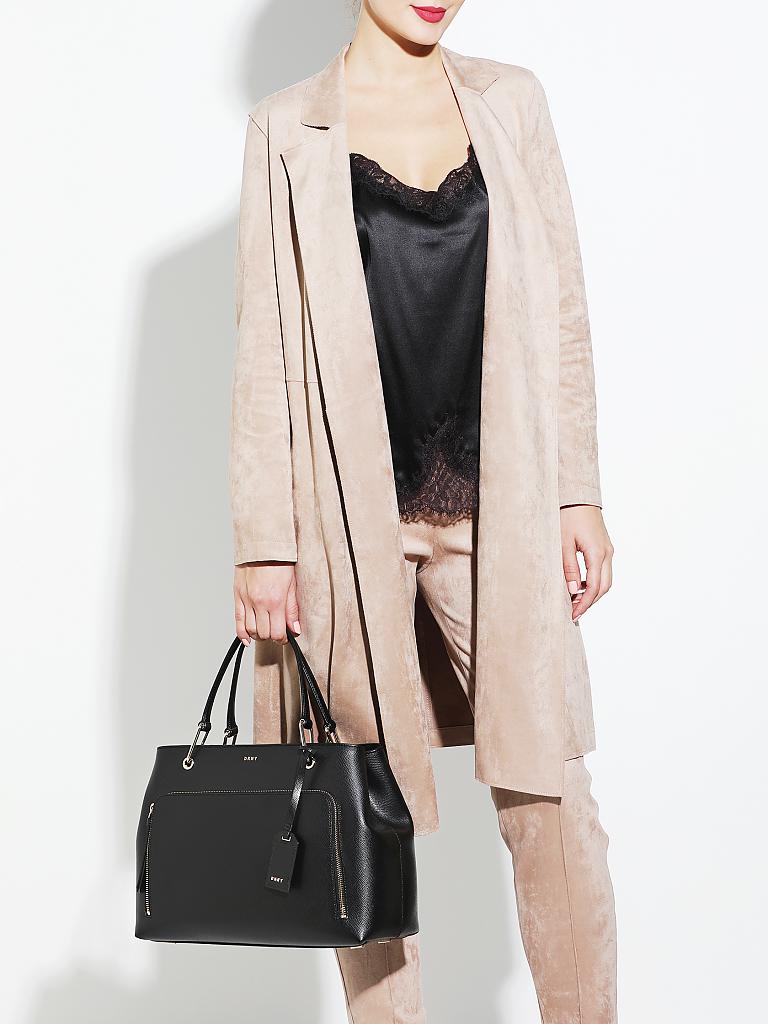 DKNY | Ledertasche - Henkeltasche "Bryant Park" | schwarz