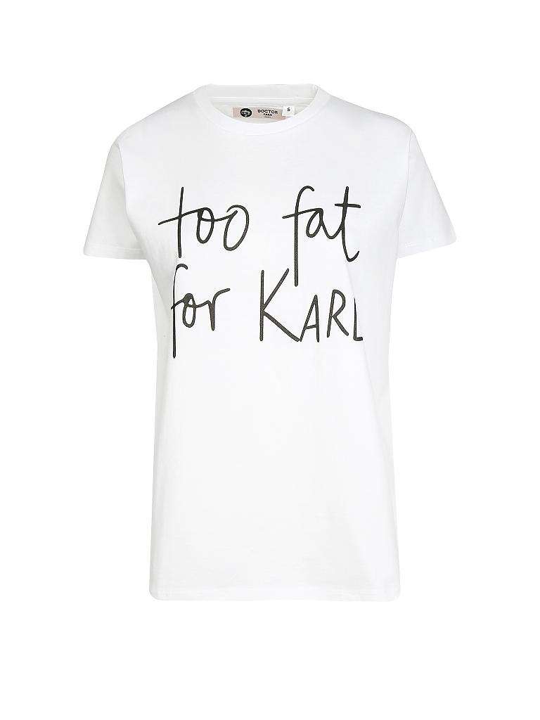 DOCTOR FAKE | T-Shirt "Fat" | weiß