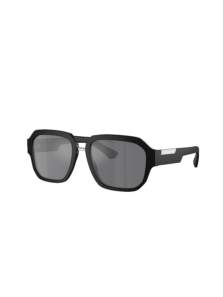 Dolce & Gabbana Herren Dolce & Gabbana DG4464  25256G Sonnenbrillen Acetat Schwarz Grau Pilot Gespiegelt Spiegel