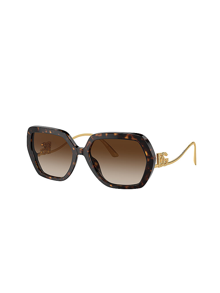 Dolce & Gabbana Damen Dolce & Gabbana DG4468B  502/13 Sonnenbrillen Acetat Schildkröte Braun Geometrisch Normal Schattiert
