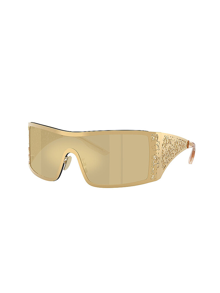 Dolce & Gabbana Damen Dolce & Gabbana DG2317  02/7I Sonnenbrillen Metall Gold Braun Quadratisch Gespiegelt