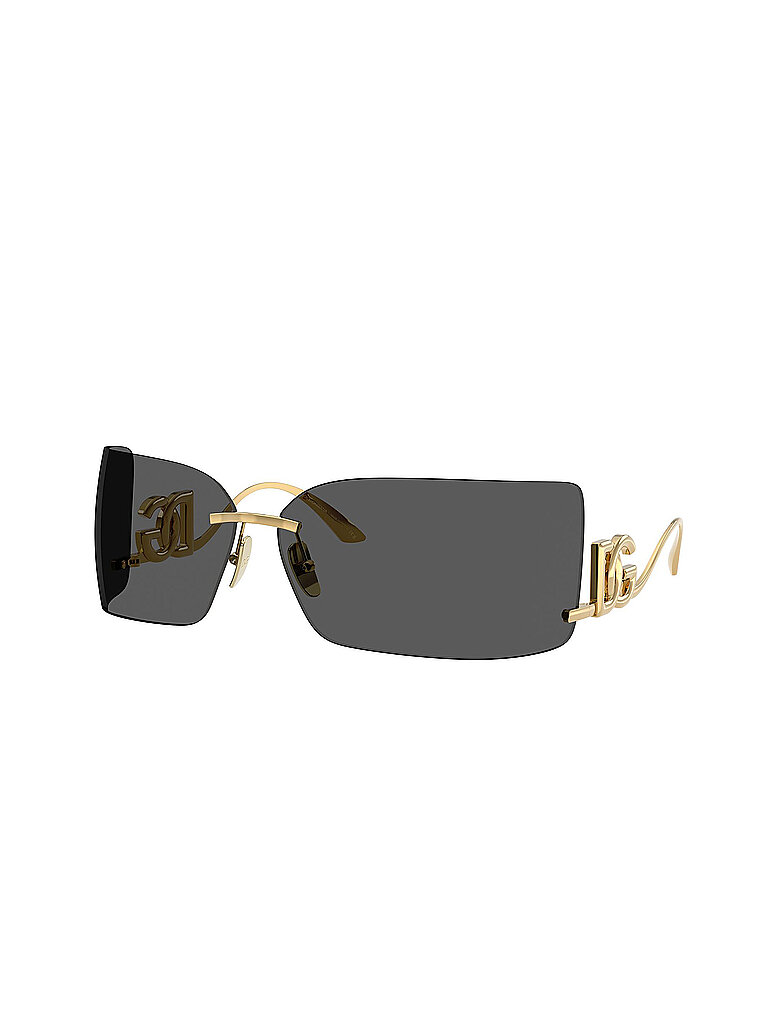Dolce & Gabbana Damen Dolce & Gabbana DG2319 02/87 Sonnenbrillen Metall Gold Grau Quadratisch Normal