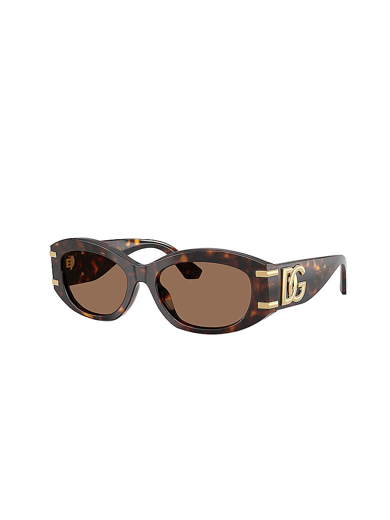Dolce & Gabbana Damen Dolce & Gabbana DG4502 502/73 Sonnenbrillen Acetat Schildkröte Braun Rund Normal