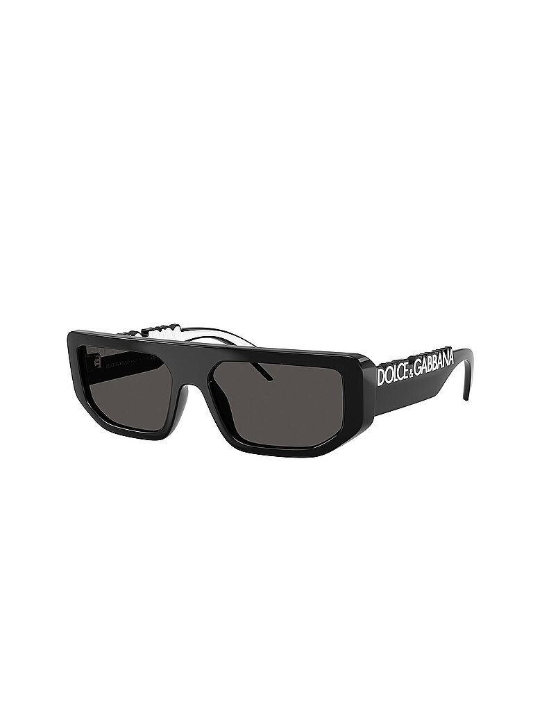 Dolce & Gabbana Unisex Dolce & Gabbana DG6203 501/87 Sonnenbrillen Injiziert Schwarz Grau Quadratisch Normal