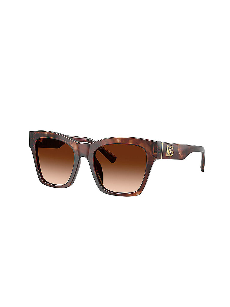 Dolce & Gabbana Damen Dolce & Gabbana DG4512 322274 Sonnenbrillen Acetat Rot Braun Quadratisch Normal Schattiert