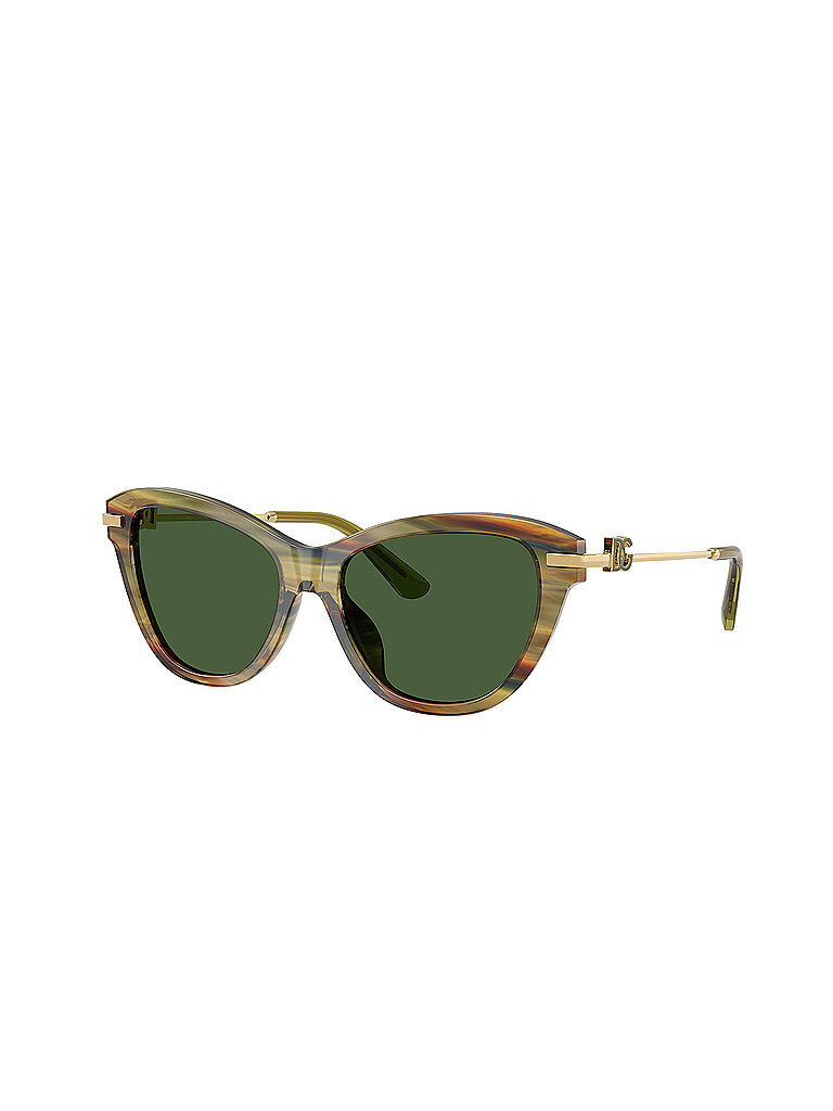 Dolce & Gabbana Damen Dolce & Gabbana DG4534 347571 Sonnenbrillen Acetat Grün Grün Schmetterling Normal