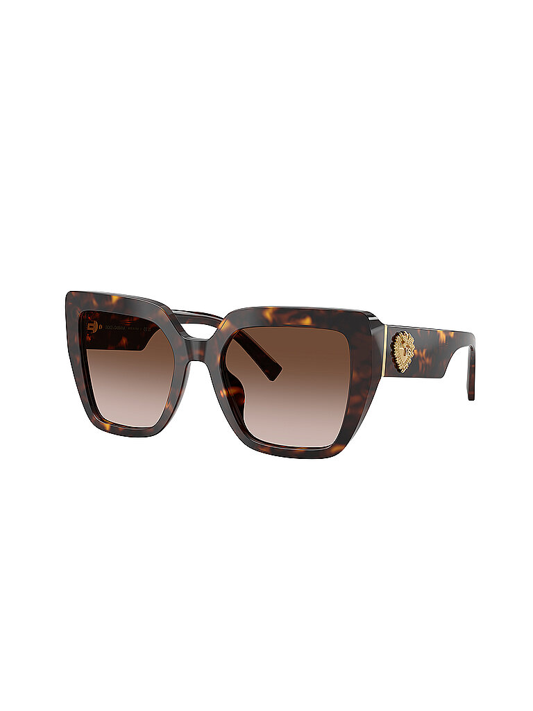 Dolce & Gabbana Damen Dolce & Gabbana DG4538 502/13 Sonnenbrillen Acetat Schildkröte Braun Quadratisch Normal Nuanciert