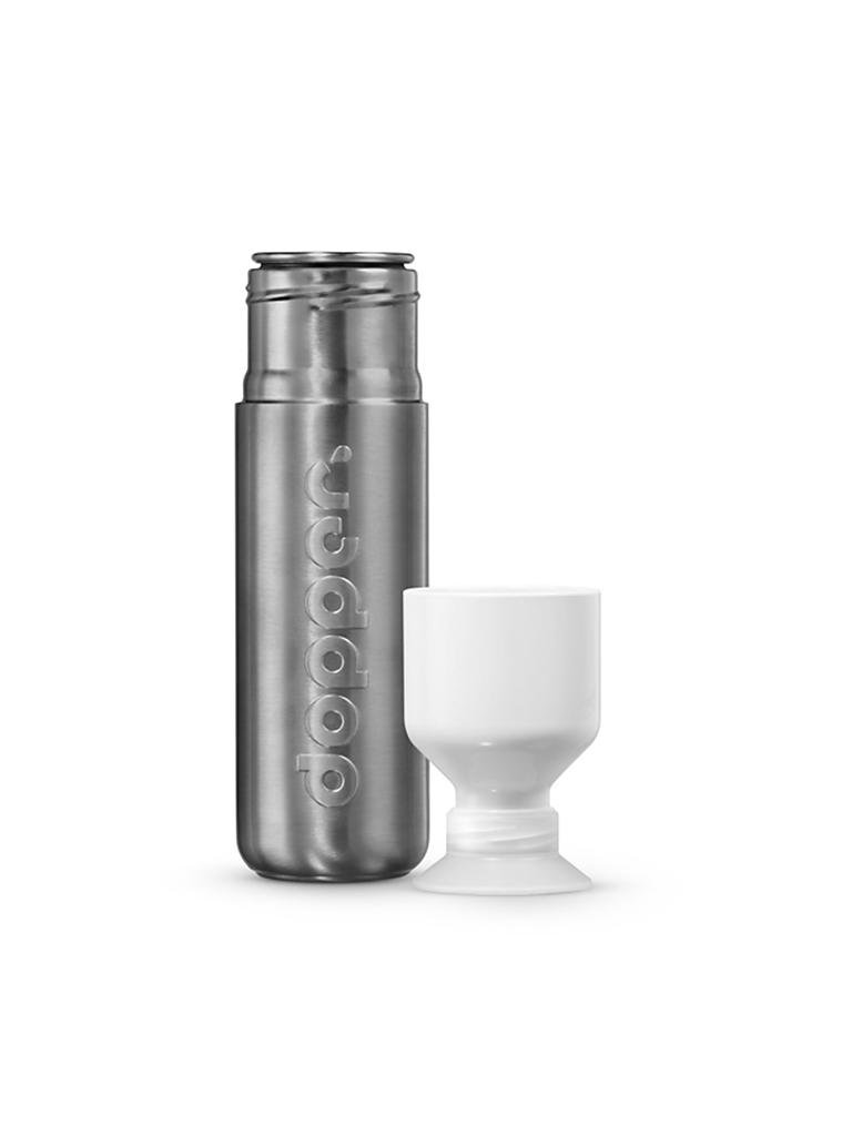 DOPPER | Isolierflasche - Dopper Solid Steel Mini 490ml | silber