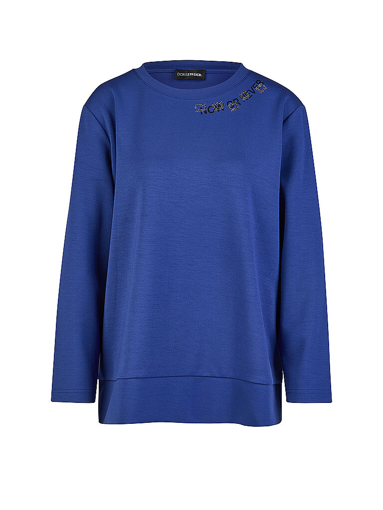 DORIS STREICH Langarmshirt  blau | 52