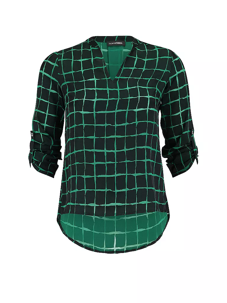 Blouses korte mouw zwart Doris Streich