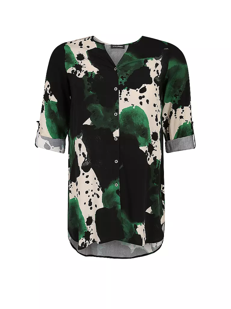 Blouses lange mouw groen Doris Streich