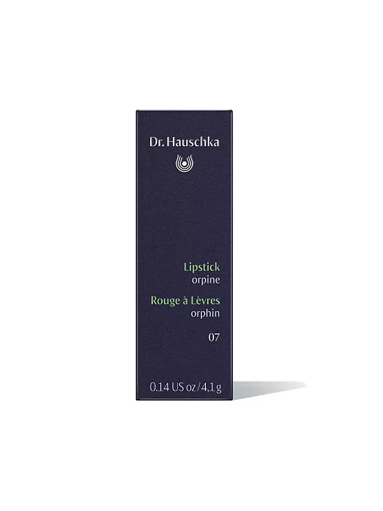 DR. HAUSCHKA | Lipstick (07 Orpine) | dunkelrot