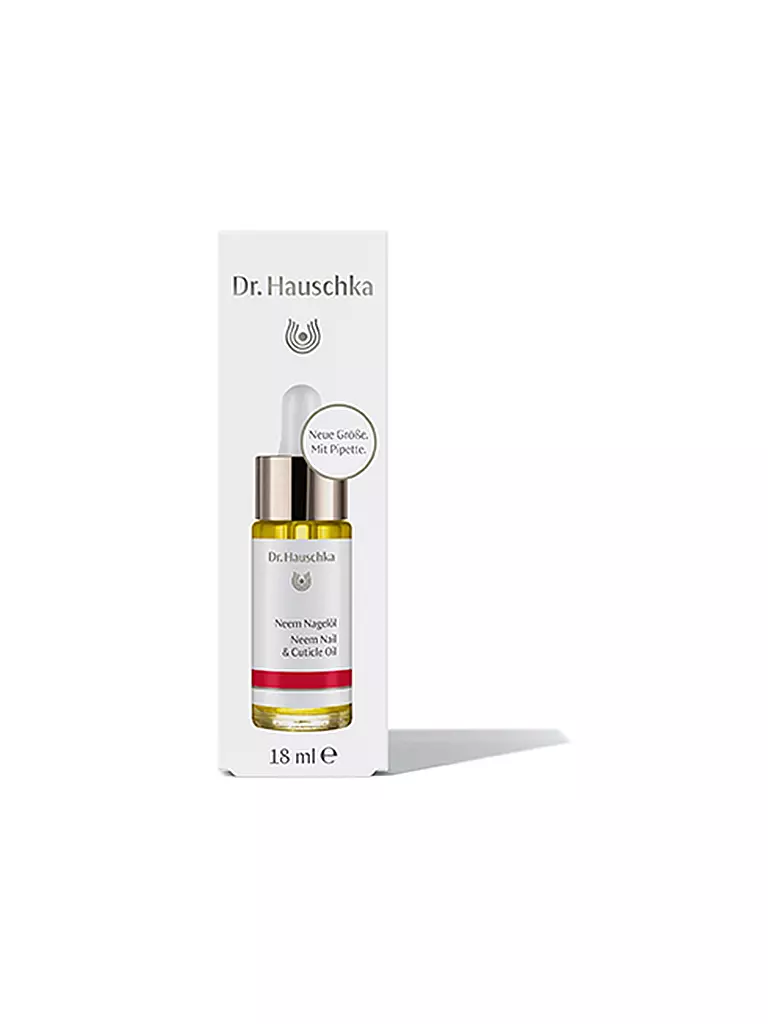 DR. HAUSCHKA | Nagelpfelge - NEEM Nagelöl mit Pipette 18ml | transparent