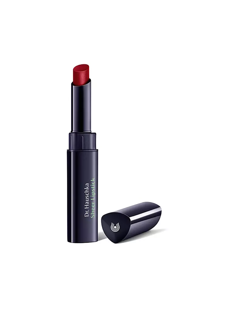 DR. HAUSCHKA | Sheer Lipstick (04 Florentina) | dunkelrot