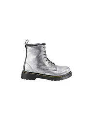 DR. MARTENS | Kinder Stiefel 1460 J SERENA FOIL | silber