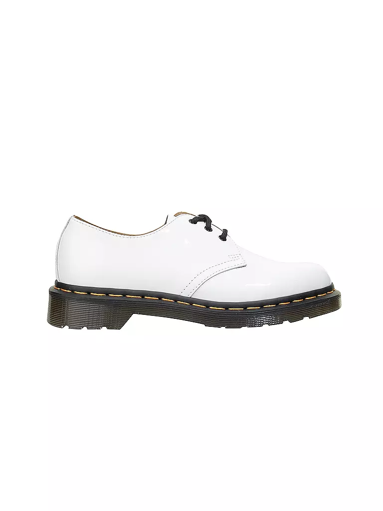 DR. MARTENS | Lack Schnürschuhe Pascal 1461 | weiß