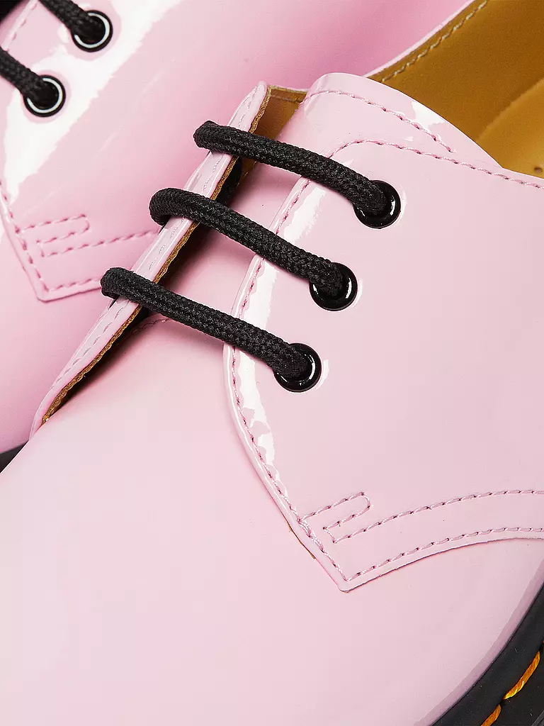 DR. MARTENS | Lack Schnürschuhe Pascal 1461 | rosa